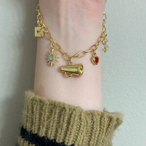 Taylor Swift The Life of a Showgirl Inspired Charm Bracelet